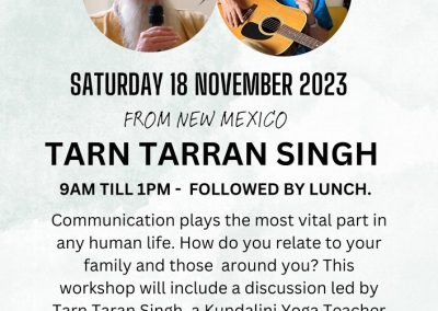 Conscious Communication with Tarn Tarran Singh